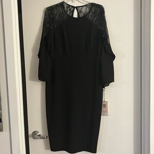 NWT. Ivanka Trump Size 10 black dress